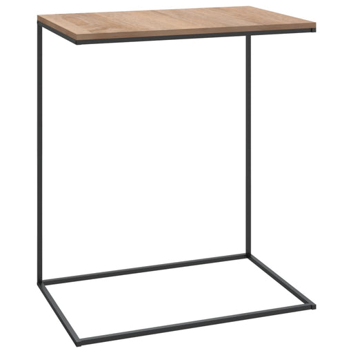 Side Table Black 55x35x66 cm Engineered Wood.