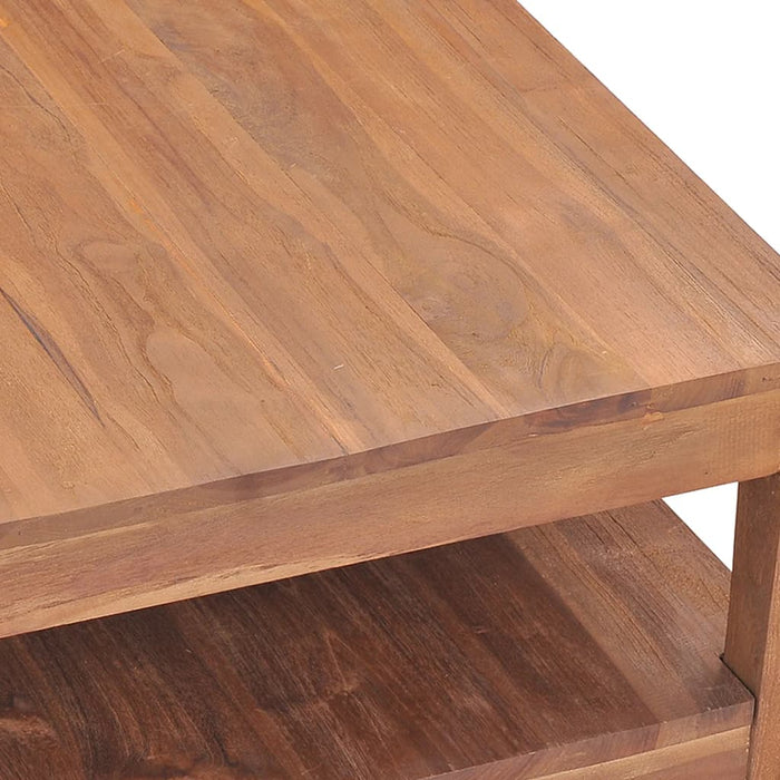 Coffee Table Solid Teak Wood 68 cm