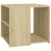 Side Table Sonoma Oak 50x50x45 cm Engineered Wood.