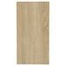 Side Table Sonoma Oak 50x26x50 cm Engineered Wood.