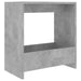 Side Table Concrete Grey 50x26x50 cm Engineered Wood.