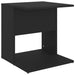 Side Table Black 45x45x48 cm Engineered Wood.