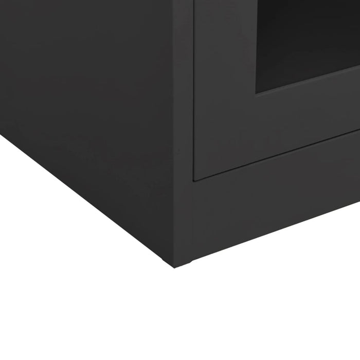 Office Cabinet Anthracite 90x40x70 cm Steel.
