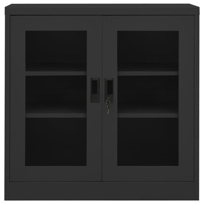 Office Cabinet Anthracite 90x40x90 cm Steel.