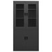 Office Cabinet Anthracite 90x40x180 cm Steel.
