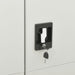 Locker Cabinet Light Grey 90x40x180 cm Steel.