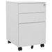 Mobile File Cabinet Light Grey 39x45x60 cm Steel.