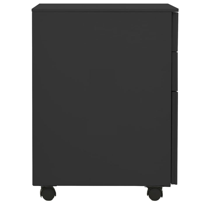Mobile File Cabinet Anthracite 39x45x60 cm Steel.