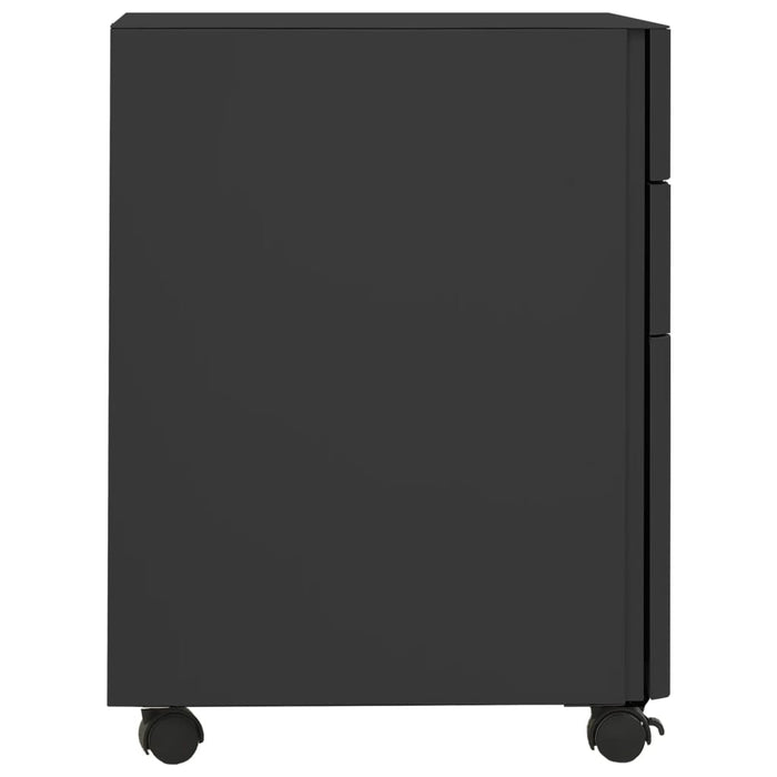 Mobile File Cabinet Anthracite 30x45x59 cm Steel.