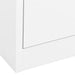 Filing Cabinet White 90x46x103 cm Steel.