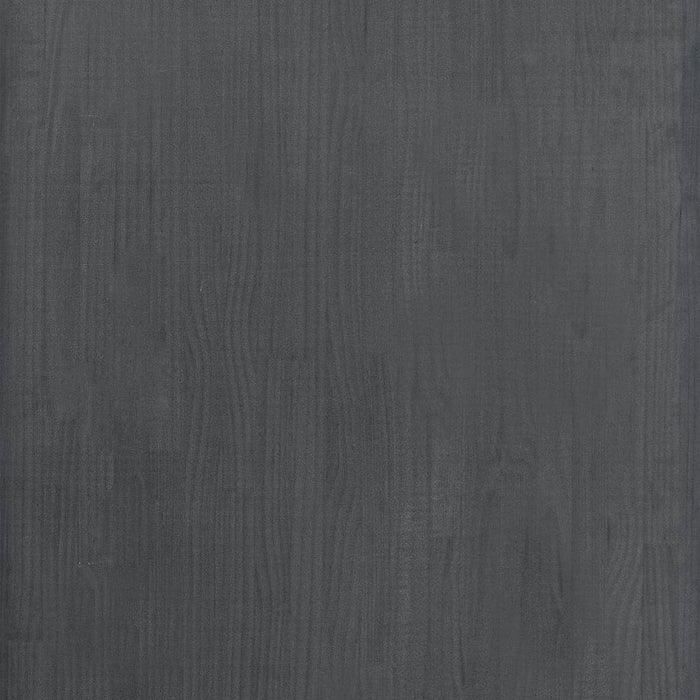 Storage Shelf Grey 60x30x210 cm Solid Wood Pine.