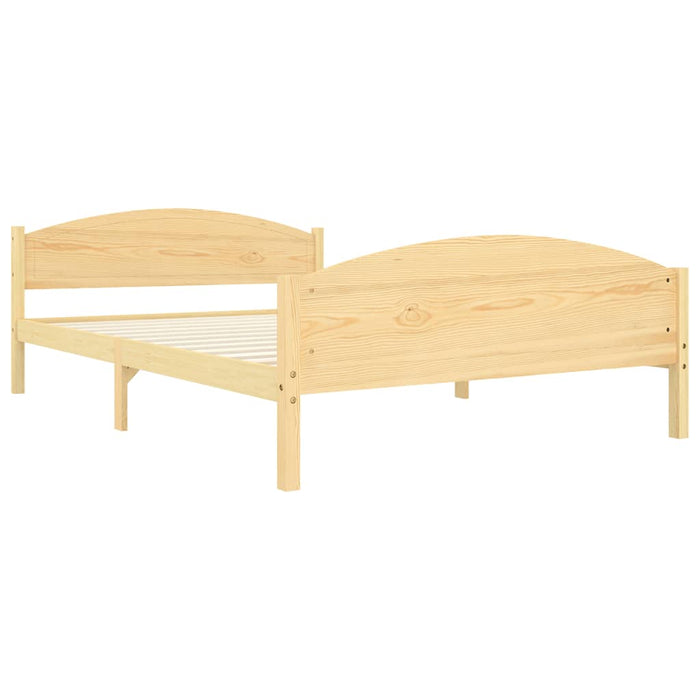 Bed Frame Solid Pine Wood 140x200 cm.