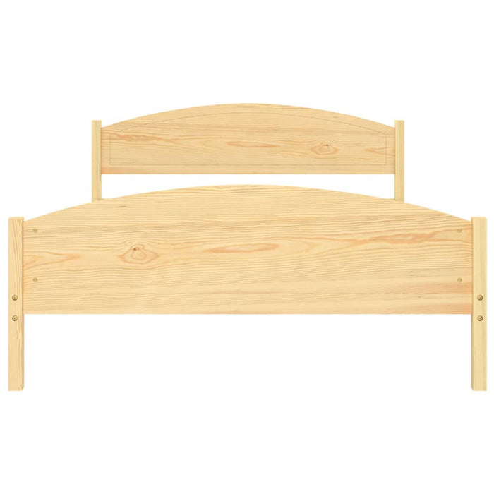 Bed Frame Solid Pine Wood 160x200 cm.