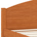 Bed Frame Honey Brown Solid Pine Wood 160x200 cm.