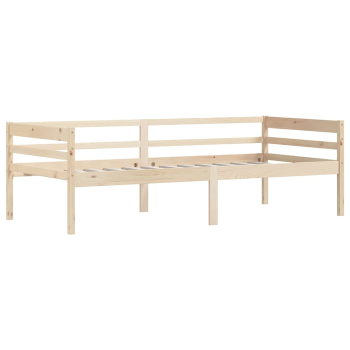 Bed Frame Solid Pinewood 90x200 cm.