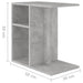 Side Table Concrete Grey 50x30x50 cm Engineered Wood.