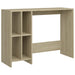 Notebook Desk Sonoma Oak 102.5x35x75 cm Engineered Wood.