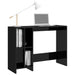 Notebook Desk High Gloss Black 102.5x35x75 cm Engineered Wood.