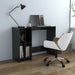 Notebook Desk High Gloss Black 102.5x35x75 cm Engineered Wood.