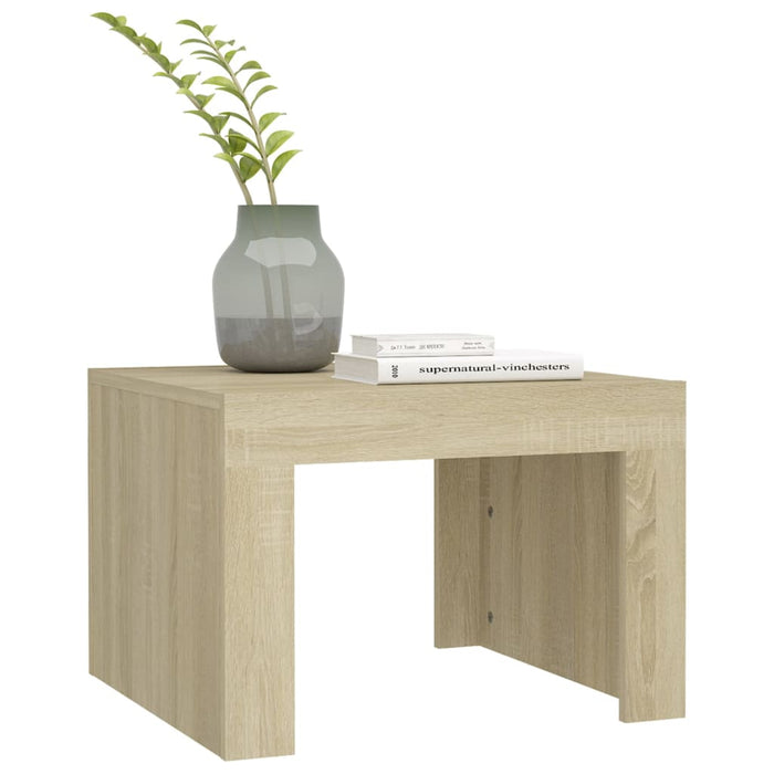 Coffee Table Sonoma Oak 50x50x35 cm Engineered Wood