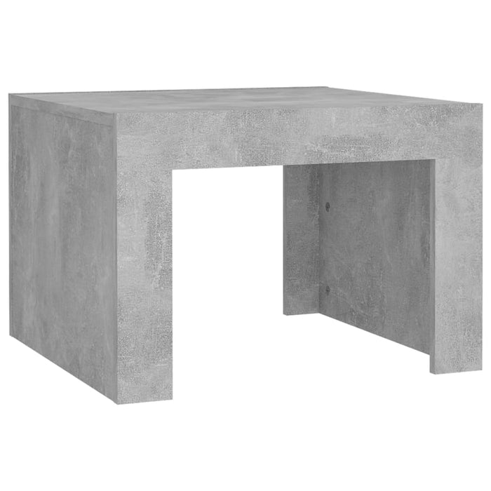 Coffee Table Concrete Grey Engineered Wood 50 cm