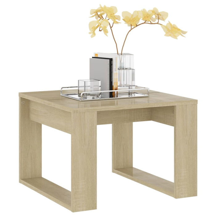 Side Table Sonoma Oak Engineered Wood 50 cm