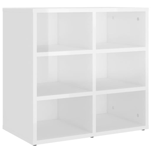 Shoe Cabinet High Gloss White 52.5x30x50 cm.