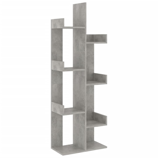 Book Cabinet Concrete Grey 48x25.5x140 cm Engineered Wood.