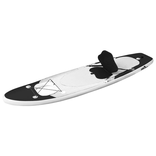 Inflatable Stand Up Paddle Board Set Black 330x76x10 cm.