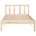 Bed Frame Solid Pinewood 90x190 cm 3FT Single.