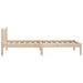 Bed Frame Solid Pinewood 90x200 cm.