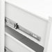 Industrial Drawer Cabinet White 78x40x93 cm Metal.