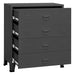 Industrial Drawer Cabinet Anthracite 78x40x93 cm Metal.