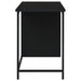 Industrial Desk with Drawers Black 105x52x75 cm Steel.