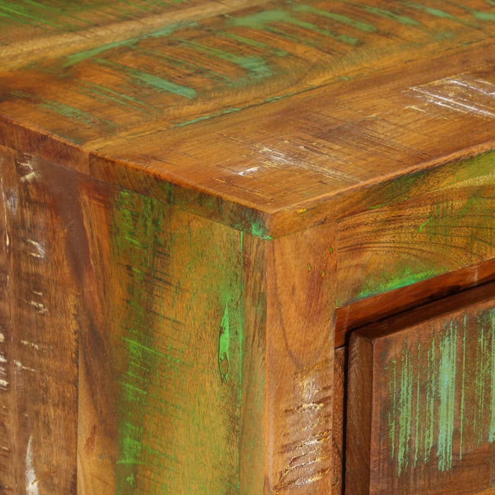 Drawer Cabinet Multicolour 60x33x75 cm Solid Wood Reclaimed.