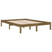 Bed Frame Honey Brown Solid Pinewood 135x190 cm 4FT6 Double.