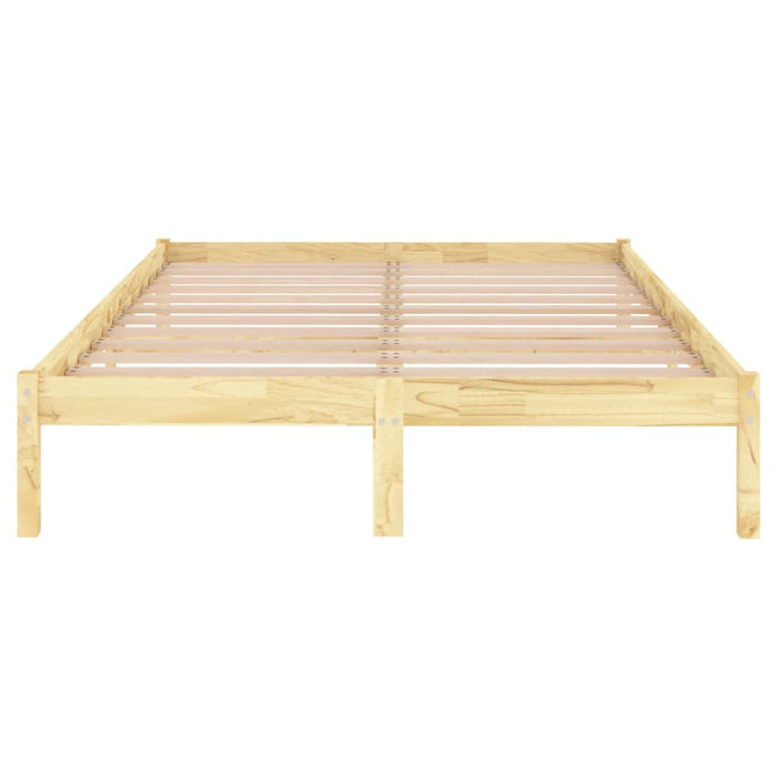 Bed Frame Solid Wood Pine 140 cm