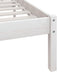 Bed Frame White Solid Wood Pine 120x200 cm Small Double.