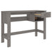 Desk Light Grey 110x40x75 cm Solid Wood Pine.