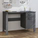 Desk Dark Grey 113x50x75 cm Solid Wood Pine.