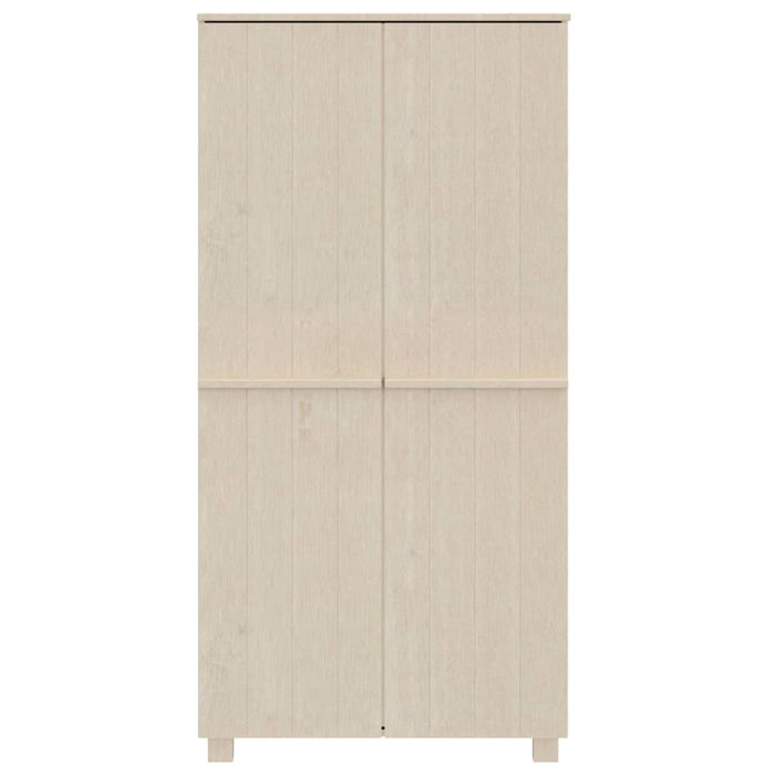 Wardrobe Honey Brown 89x50x180 cm Solid Wood Pine.