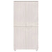Wardrobe White 89x50x180 cm Solid Wood Pine.
