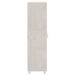 Wardrobe White 89x50x180 cm Solid Wood Pine.