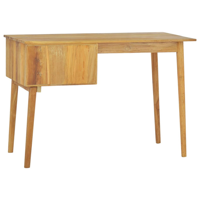 Desk with 2 Drawers 110x52x75 cm Solid Wood Teak.