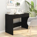 Desk Black 101x50x76.5 cm Engineered Wood.