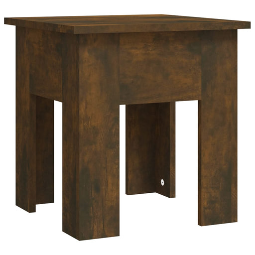 Coffee Table Smoked Oak 40x40x42 cm Engineered Wood.