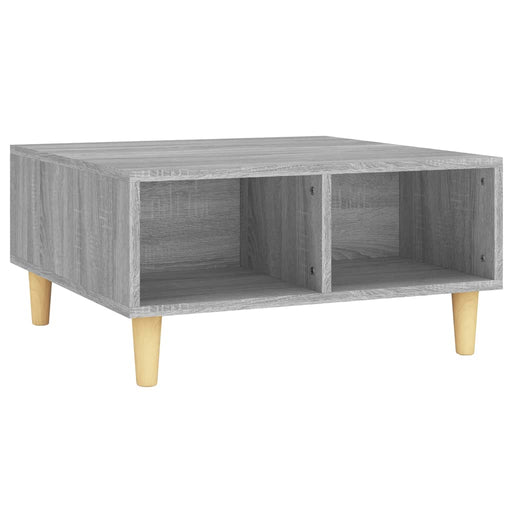 Coffee Table Grey Sonoma 60x60x30 cm Engineered Wood.