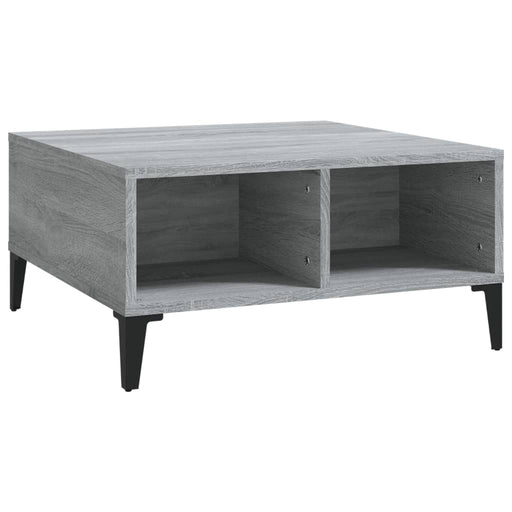 Coffee Table Grey Sonoma 60x60x30 cm Engineered Wood.