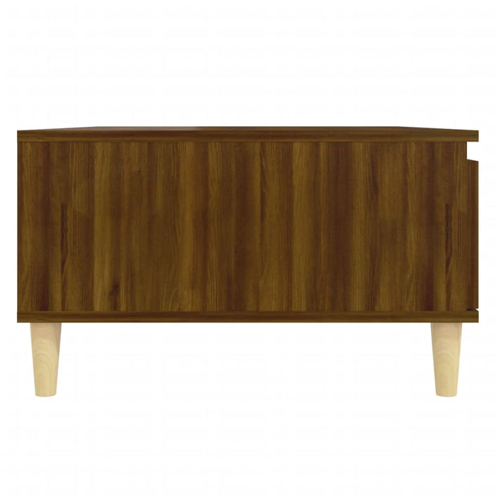 Coffee Table Brown Oak 90x60x35 cm Engineered Wood.