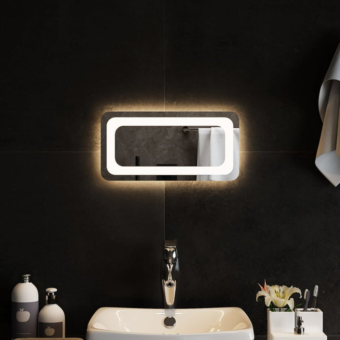 LED Bathroom Mirror 40x20 cm.